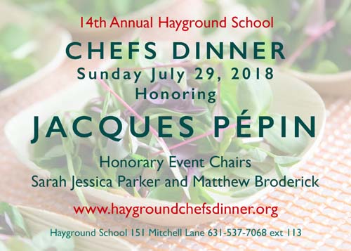 Hayground Chefs Dinner 2018