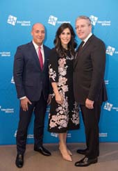 David Scharf, litigation partner at Morrison Cohen LLP and 2018 Educational Alliance We the People Ball honoree (right), with wife, Cheryl Scharf (center), and Alan van Capelle, CEO of Educational Alliance (left).Photo by: Melanie Einzig