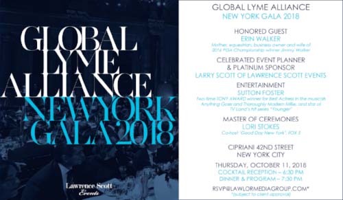 Global Lyme Alliance New York Gala 2018