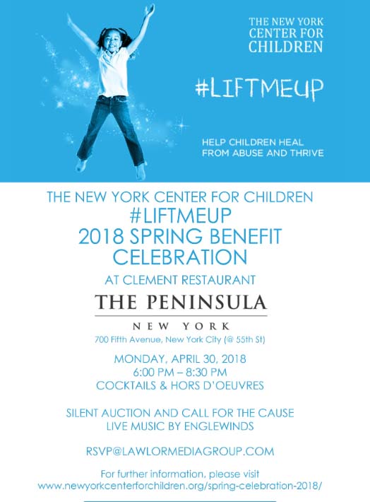 The New York Center for Children "LIFTMEUP 2018 Spring Benefit Celebration