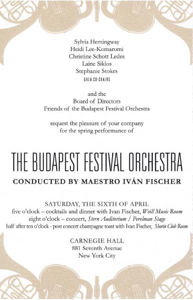 The Budapest Festival Orchestra