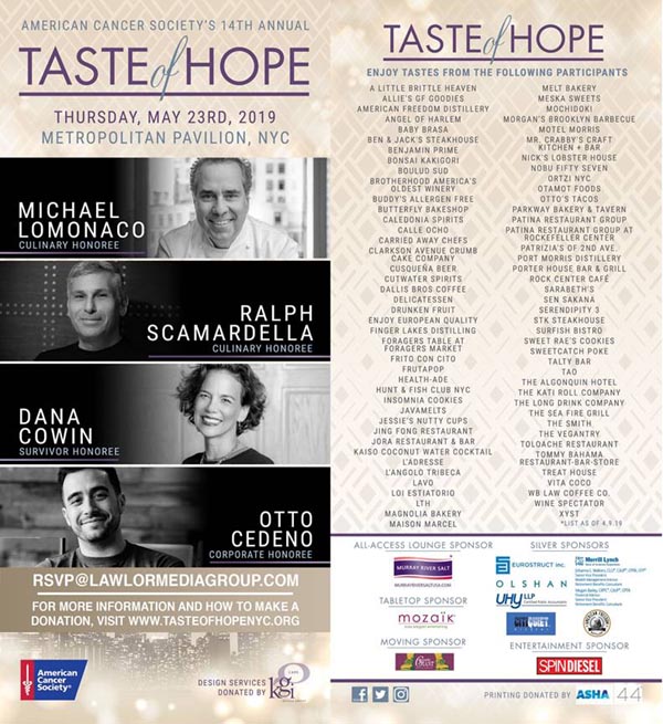 American Cancer Society / 14th Annual Taste of Hope