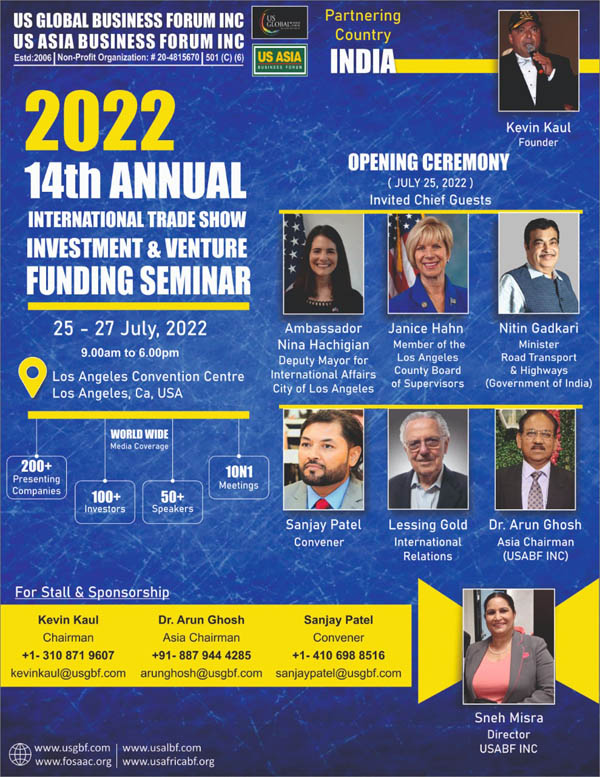 US GLOBAL BUSINESS FORUM  INC