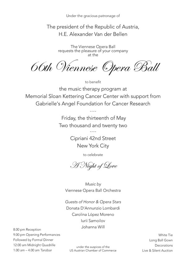 66th Viennese Opera Ball