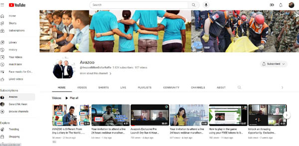 Avazoo You Tube
