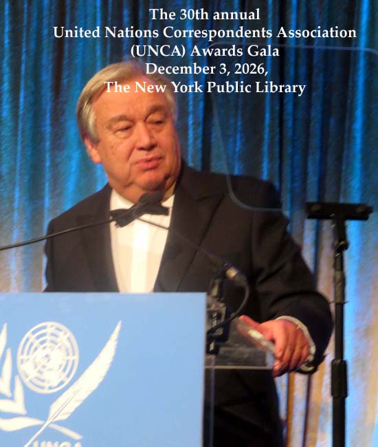 United Nations Correspondents Association Awards Gala