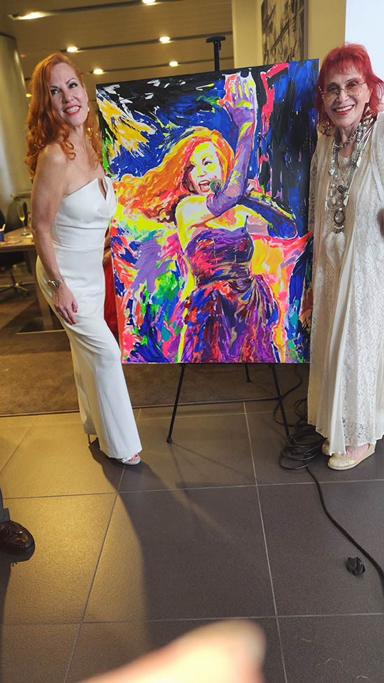 Portrait by Tatyana of Quinn Lemley as Rita Hayworth