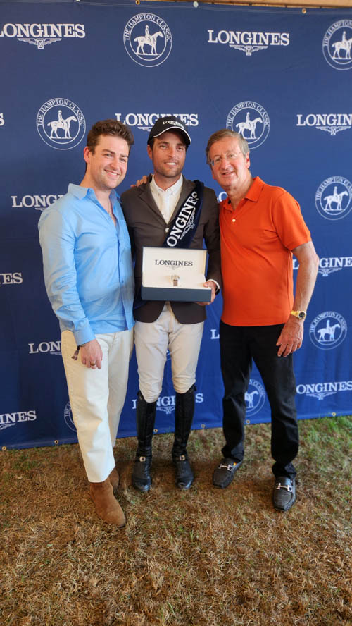 William Schwitzer, Daniel,Bluman,Willie Schwtizer owner of horse.  Photo by: Rose Billings/Blacktiemagazine.com