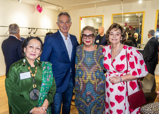 Swati Bhise, Tony Blair, Helen Yarmak, Cherie Blair
