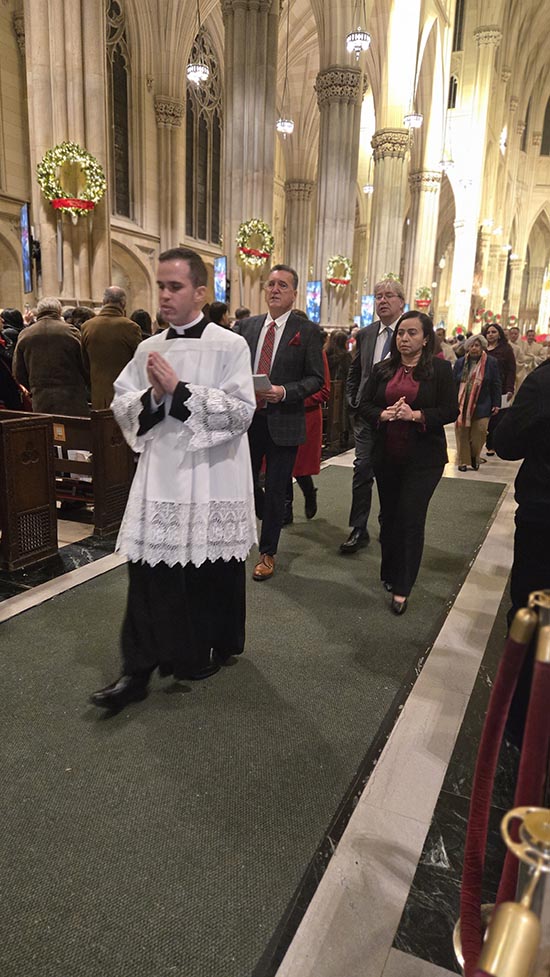 St. Patrick's Cathedral Midnight Mass  Rose Billings