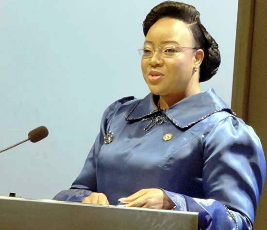 First Lady of Mozambique Gueta Selemane Chapo.