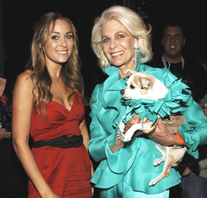 Lauren Conrad and Frances Hayward.  Photo by:  Nick Hunt/Patrick McMullan