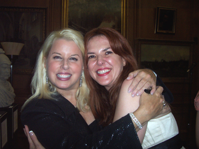 Rita Cosby and Lorraine Cancro