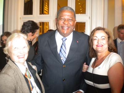  Freda Margiloff, H.E. Baldwin Spencer, Prime Minister of Antigua, Constance Anderson