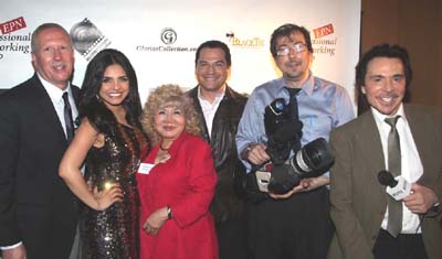 Nick Alessi  Inventor and Designer of AR-1Supercar a Luxury Race Car,  Karen Hoyos, Bill Lanndis, Michael Giakummelos Producer MGTV.  Stephen Deacrussi MGTV