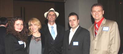 Monika Galik Executive Reporter NASZA SCIANA Radio, Victoria Kyle Director of Cosmetics Saks Fifth Avenue, Eugene Torand  Kalin Kassabov Founder & CEO PROTEXTING, and Artur Adamski President NASZA SCIANA Radio