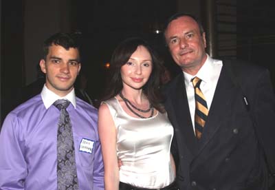 Denis Chikunov Chairman of the Board Eurasian American Chamber of Commerce, Alina Belova Director of Marketing Communications VW Agency and Gerard Mckeon 