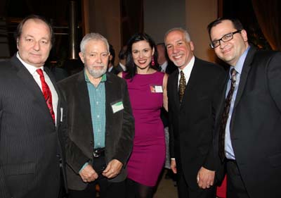 Guest with Jazz Vocalist & Classical Guitarist Nancy G., Steven Engelson Sales Director Wings Jets & Marc Segelnick
