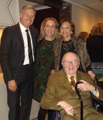 Harlan Bratcher, Susan Rockefeller, Barbara Cohn and Bert Cohn