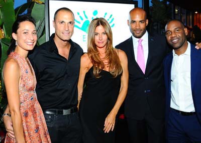 Cristen Barker, Nigel Barker, Kelly Killoren Bensimon, Boris Kodjoe, Unik Ernest