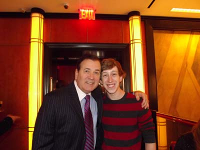 Awarding Committee Member Lee Roy Reams & Nominee Ryan Breslin (Newsies has 2 Ryans nominated)