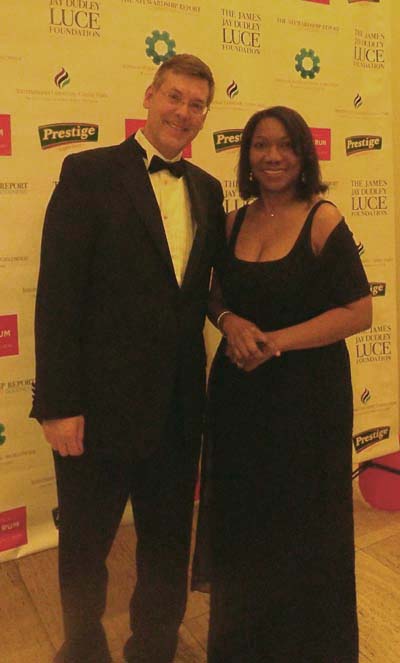 Jim Luce and Emmanuelle Saint-Firman