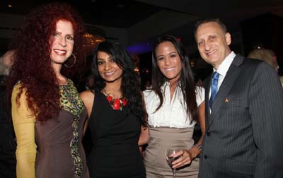 Author and Life Coach Susan Korwin, one of our Singer that night Shilpa Narayan, and her agent Beatrice Bugnosen