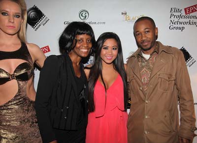 Model Denise, Fashion Designer Sharon E, Clarke, Fashion Designer Lizzi London & Male
