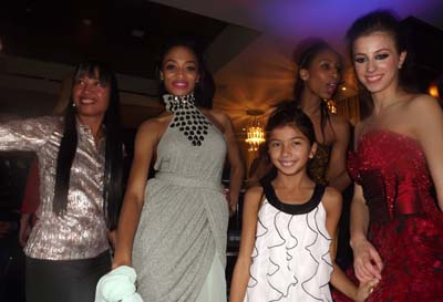 Sally and Annamarie Chironis, and Models