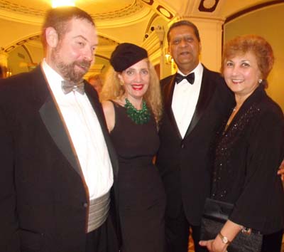 James Taranto, Joyce Brooks, Amir Dossal and Tas Dossal