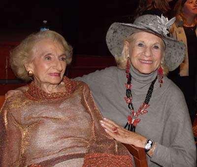 Ruth Gruber and Sylvia Atkins