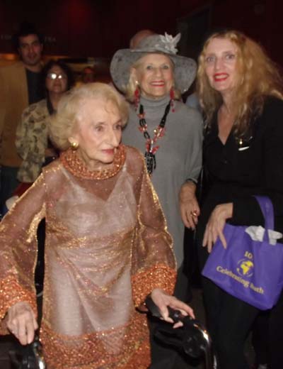 Ruth Gruber, Sylvia Atkins and Joyce Brooks