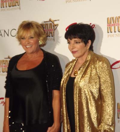 Ambassador for the Arts Award Presenter, The Legendary Liza Minnelli on the red carpet with her sister Lorna Luft