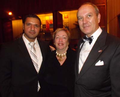 Jonathan Mroz; Karen Linehan Mroz, president of Middle East Children’s Institute, Alex Von Bidder, Managing Partner, Four Seasons