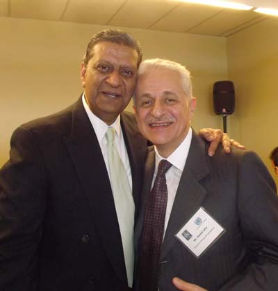 Amir Dossal and Hamid Jafar
