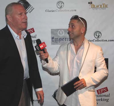 Nick Alessi President & Inventor of AR-1Supercar while being interviewed by Erik Mishiyev of H4ETV