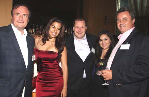 Gerry McKeon Publisher Black Tie International Magazine, Eva Cruz Air Charter Service, Kenneth Flornes Director of Corporate Suites Silverstein Properties, & Victor Samuelsen Managing Partner Manhattan Helicopters.