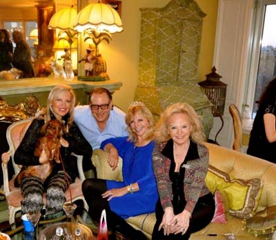 Elke Gazzara & Stella, Errol Rappaport, Judy Gilbert and Jane Pontarelli.  Photo by:  David Bikerman
