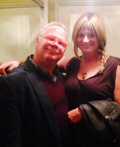 Gary Springer and Elizabeth Cier.  Photo by:  David Bikerman
