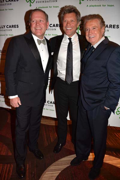  Brian Kelly, Jon Bon Jovi and Regis Philbin.  Photo by:  Rose Billings/Blacktiemagazine.com