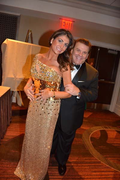 Peter Schivarelli, Honoree (Leadership in Health Award) and Manager  of The Band Chicago With his loving wife Denise Schivarelli.  Photo by:  Rose Billings/Blacktiemagazine.com