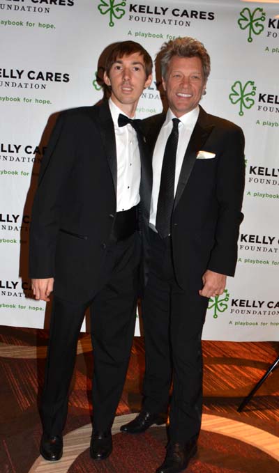 Robert (Bobby) Fredericks Athlete Special Olympics New Jersey and Participant 2014 USA Games And Honoree Jon Bon Jovi.  Photo by:  Rose Billings/Blacktiemagazine.com