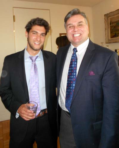 Joshua Brooks and David Pasternack. Photo by: Joyce Brooks/Blacktiemagazine.com