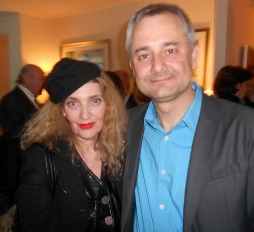 Joyce Brooks and Professor Albert-László Barabási