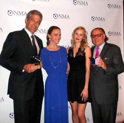 Richard Besser, MD, Miss Germany, Aline Marie, Miss Finland, Viivi Suominen and Errol Rappaport. Photo by: Joyce Brooks