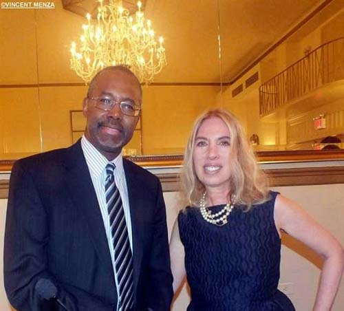 Dr. Ben Carson and Lauren Lawrence. Photo by: Vincent Menza