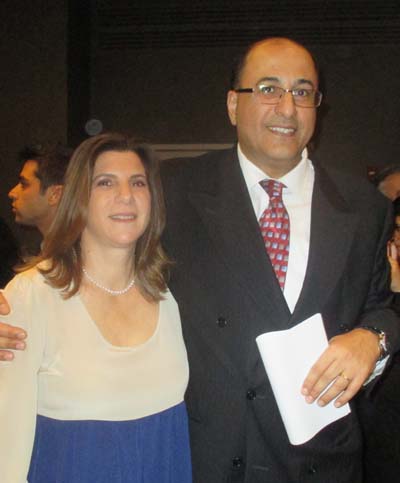 Ambassador Ido Aharoni and Julie Goodman Aharoni. Photo by: Joyce brooks/Blacktiemagazine.com