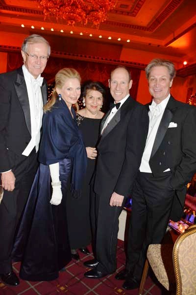 Dr. Gregory S Hedberg Senior Consultant Hirsch & Adler Galleries, Krista Bard Honorary Consul of The Republic of Lithuania, Anna Marie Maroney, Keith Oliver Brown (Piaget) Vice President of Marketing & Operations and Cliff Martell of Martell Weddings. Photo by: Rose Billings/Blacktiemagazine.com