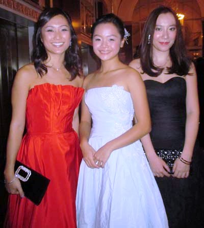Jasmine Lee, Sophie Tang and Olia Lau. Photo by: Joyce Brooks/Blacktiemagazine.com