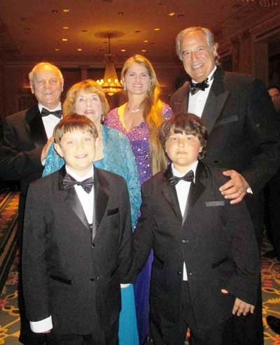 James Comley, Virginia Comley, Bonnie Comley, Stewart Lane , Frankie Lane and Lenny Lane. Photo by: Joyce Brooks/Blacktiemagazine.com